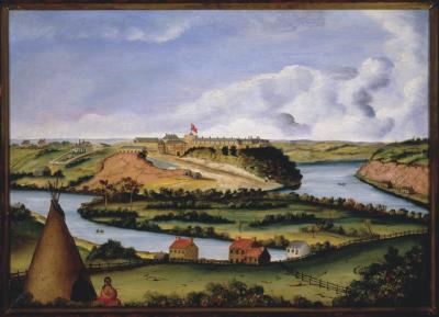 Fort Snelling, about 1850