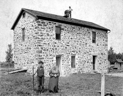 The Lower Sioux Agency building in1897. By Edward Augustus Bromley. 