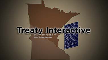 Starting in 1805, the United States negotiated treaties with Minnesota's indigenous peoples. Explore each treaty and see how changing boundaries reflect the influx of settlers and displacement of the Dakota, Ojibwe, and Ho-Chunk.