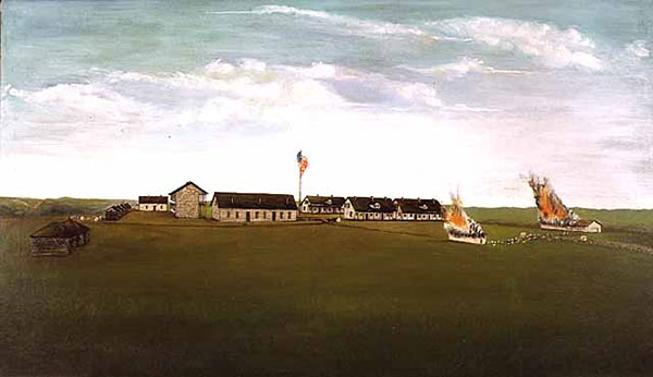 Fort Ridgely, by James McGrew in 1890. 