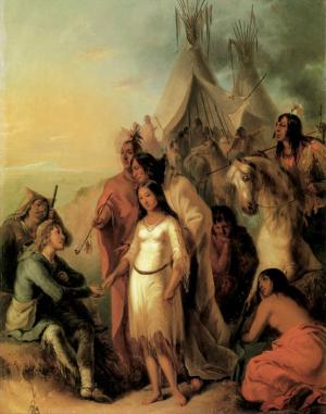 The Trapper's Bride, Alfred Jacob Miller, 1845. Courtesy of the Joslyn Museum.